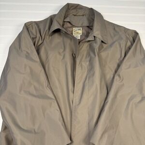 TravelSmith Trench Coat Men's‎ Medium Tan Vintage EUC
